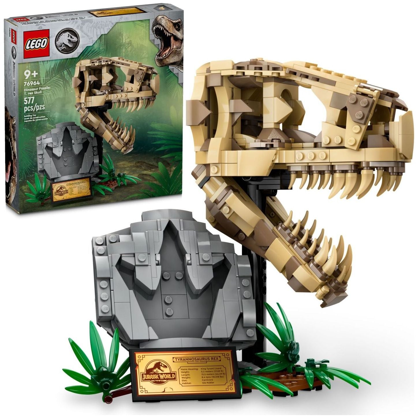 LEGO® Jurassic World 76964 Dinosaur Fossils: T. rex Skull
